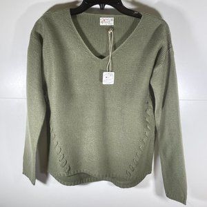 NWT Poof! Whip Stitch Detail Sweater